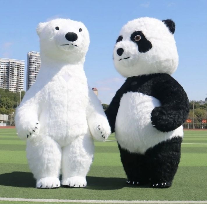 Белый медведь Днепр заказать поздравление мишка аниматор на  праздник