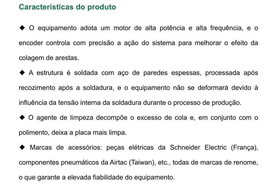 Maquina de colagem de orlas (Orladora Automática - Fabrico por Medida)