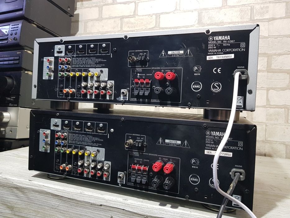 Пульт!AV ресивер/підсилювач  Yamaha RX-V367 2x120Вт 3D HDMI  б/у+5ч