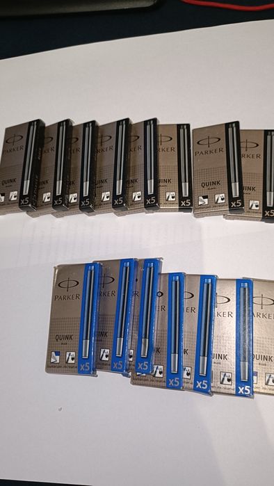 Naboje do pióra wiecznego, Wkłady do Piór