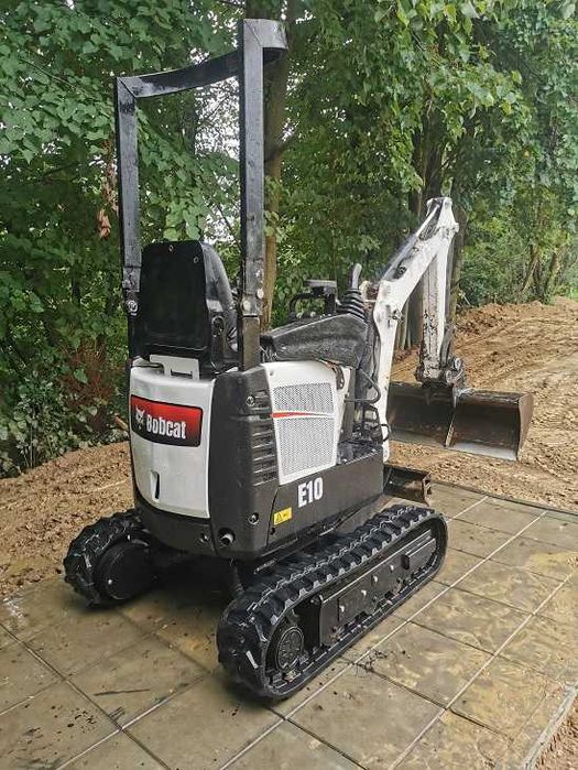 Bobcat E10 2013r - Minikoparka wynajem z lub bez operatora!