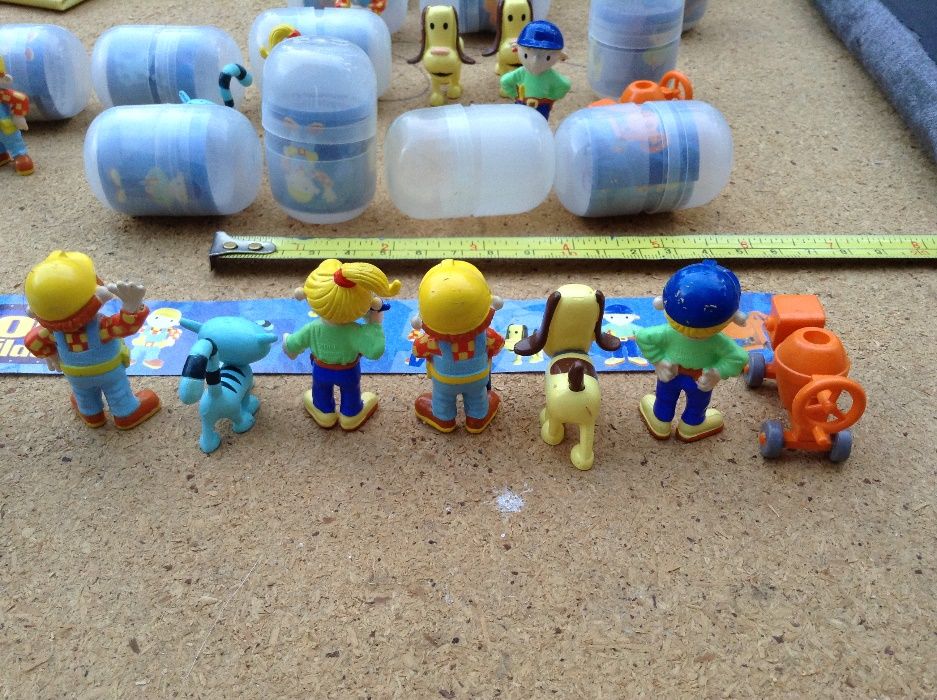 BOB o construtor bonecos 2005 -estilo ovos Kinder coleção completa TOP