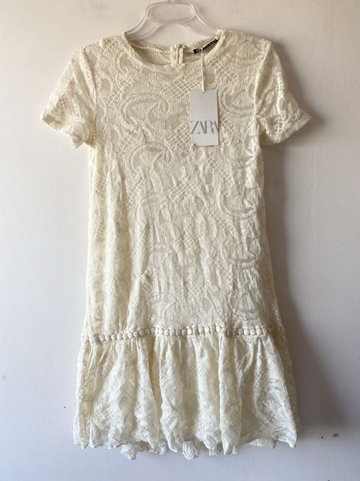 Zara nowa sukienka wyszywana haftowana boho falbana