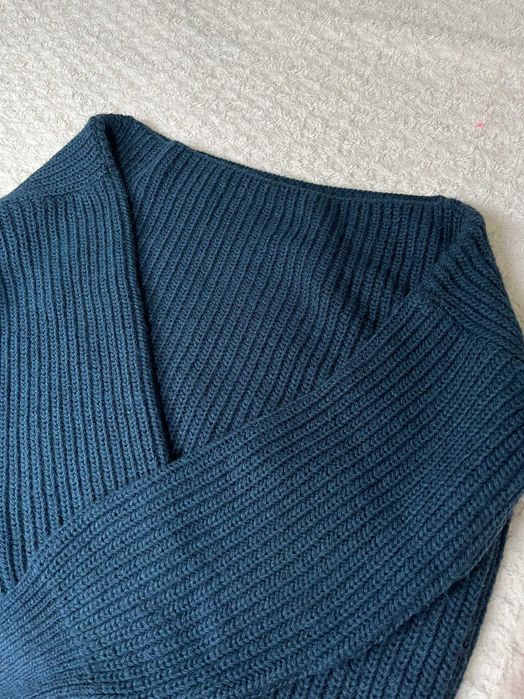 Piękny granatowy sweter 303 Avenue - skład Rewelacja!