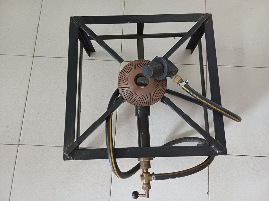 Trempe/fogão de 1 queimador em ferro fundido