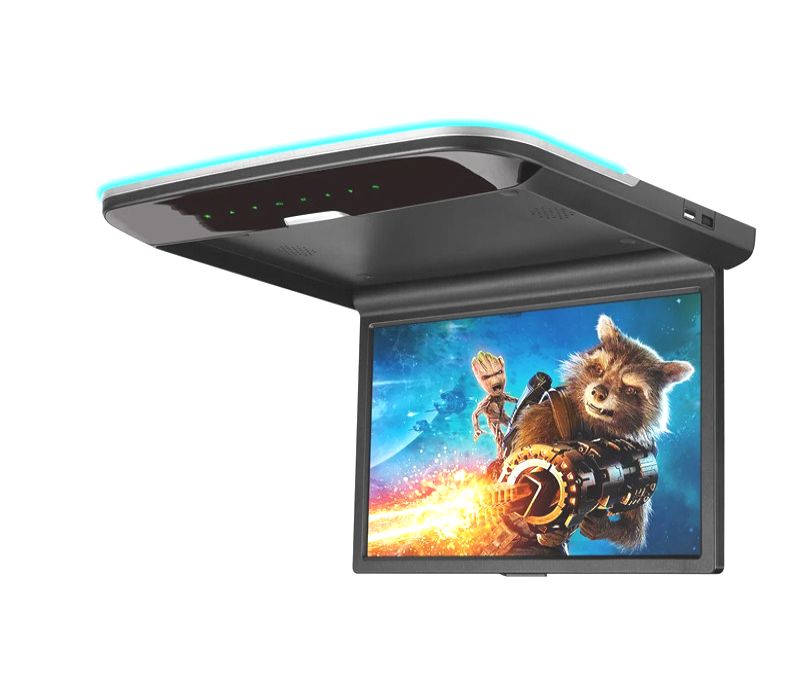ECRÃ TEJADILHO TECTO 14" HD AV USB PRETO