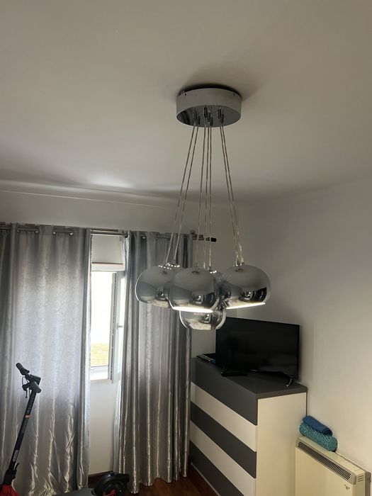 Candeeiro com 7 bolas