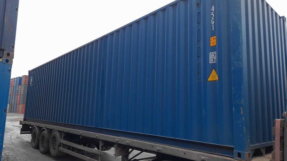 Kontener morski 40HC High Cube używany | Szczelny rok 2021/2022 - Transport Cała Polska