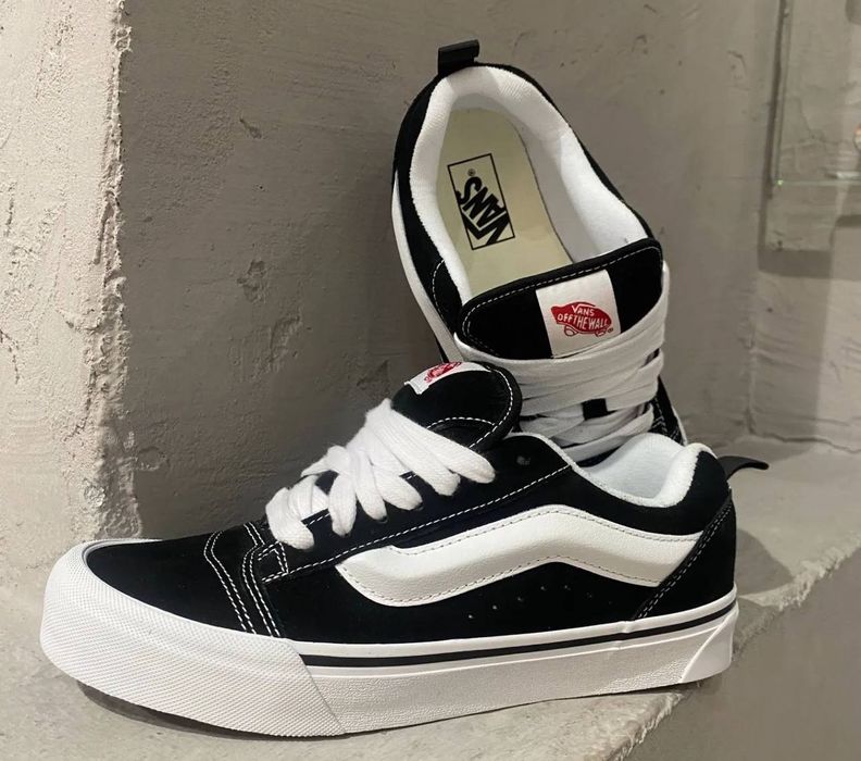 Vans Knu Skool Black, Vans, Ванси чорні