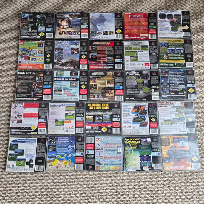 Zestaw 20 gier na PlayStation 1