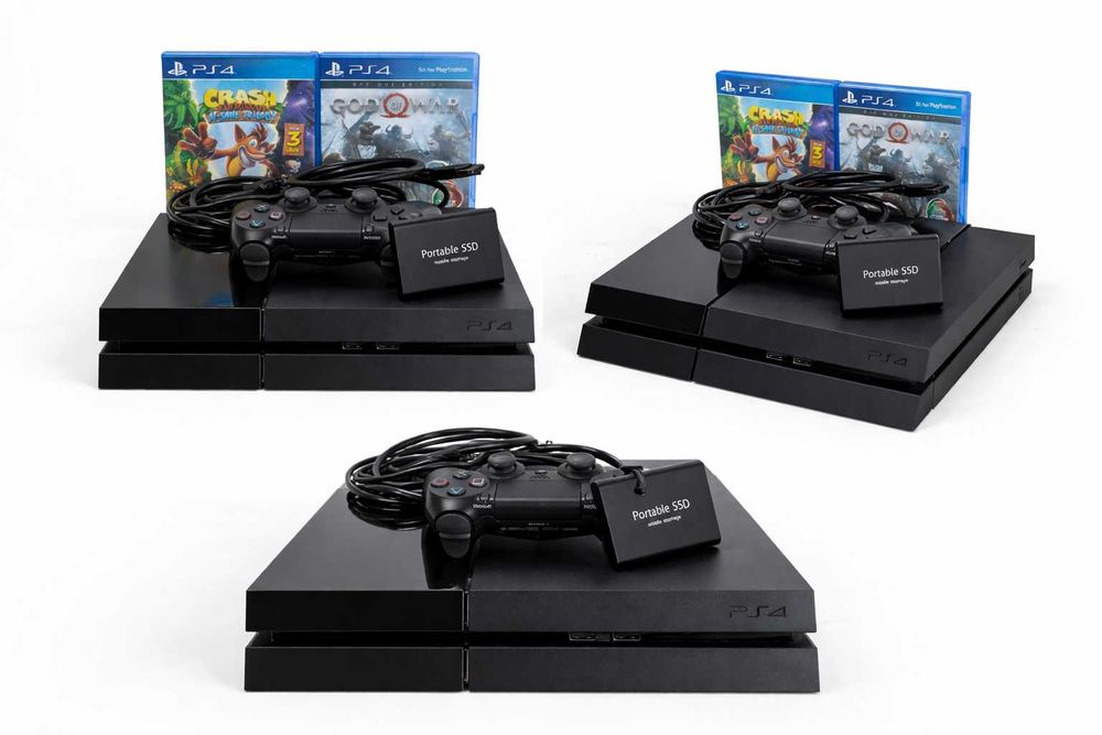 ps4 fat 1tb desbloqueado + hd 1tb + loja com + de 800 jogos pronto pra jogar
