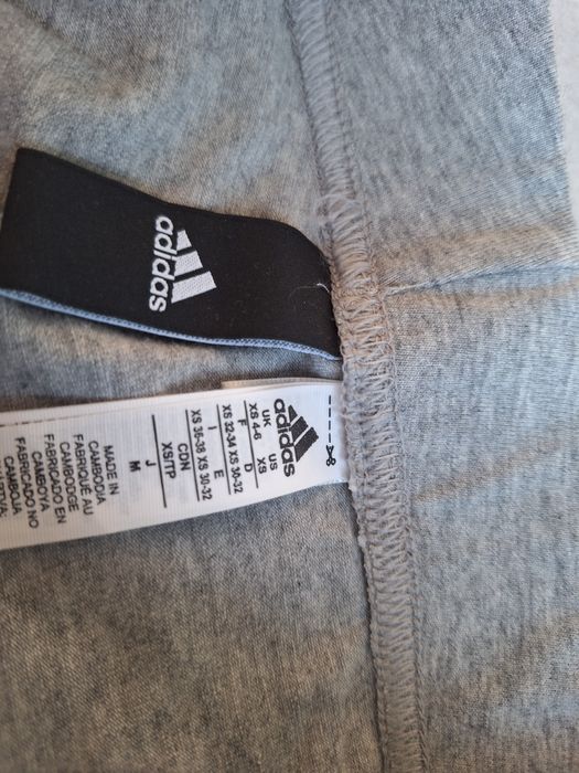 Legginsy bawełniane Adidas bawełna cotton ćwiczenia bieganie trening
