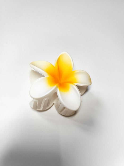 Spinka kwiat kwiatek żółta duża