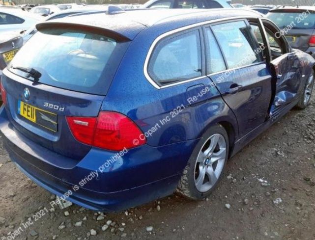 Karoseria BMW E90 E91 TIEFSEEBLAU METALLIC A76 Maska Zderzak Błotnik
