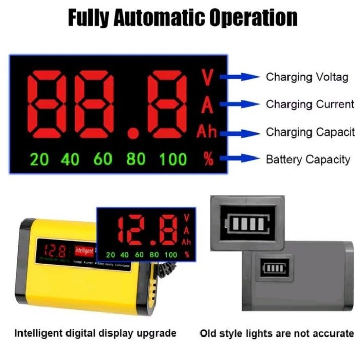 зарядний пристрій для автомобільного акумулятора 12 В