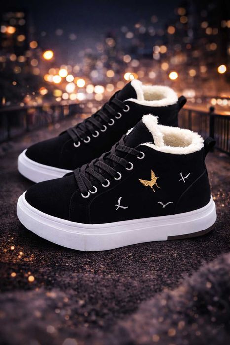 Buty zimowe, damskie botki, ciepłe damskie