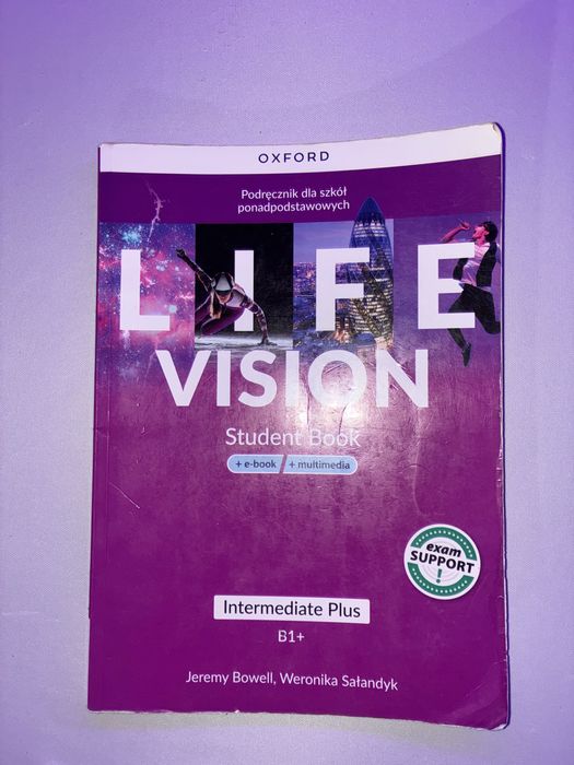 Life vision B1+ podrecznik exam support