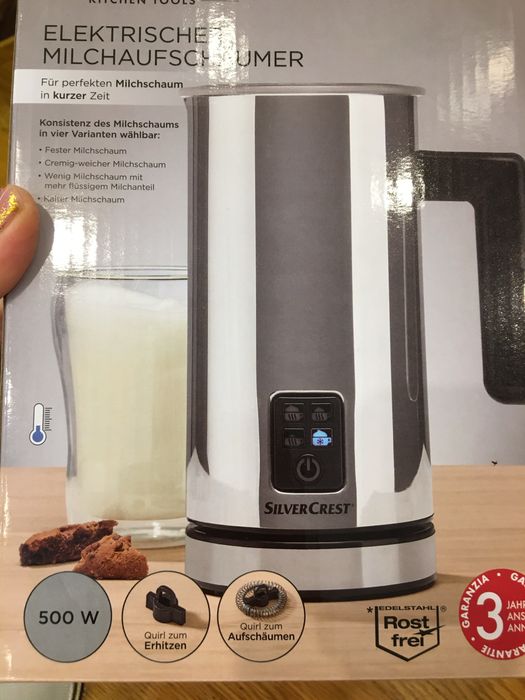 Spieniacz do mleka Silver crest Lidl stal nierdzewna