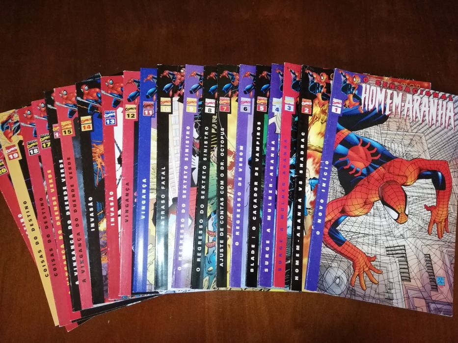Coleção vintage completa - Livros BD - O Sensacional Homem-Aranha