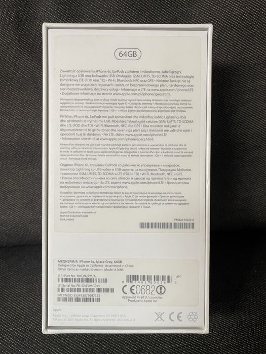Pudełko iPhone 6 S