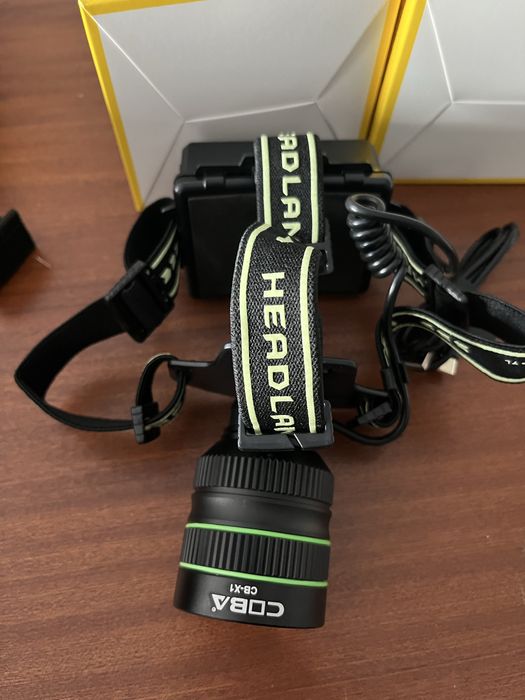 Lanterna cabeça zoom 3km led laser potente do mundo