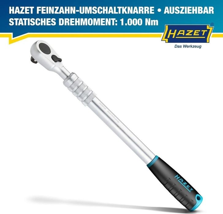 Hazet HiPer 916HPLG roquete extensível 1/2"  1000Nm  *NOVO*