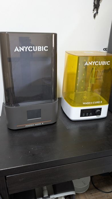 Impressora 3D de resina + cuba de lavagem e cura