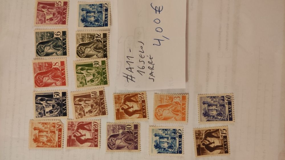 Vários lotes de selos (B)