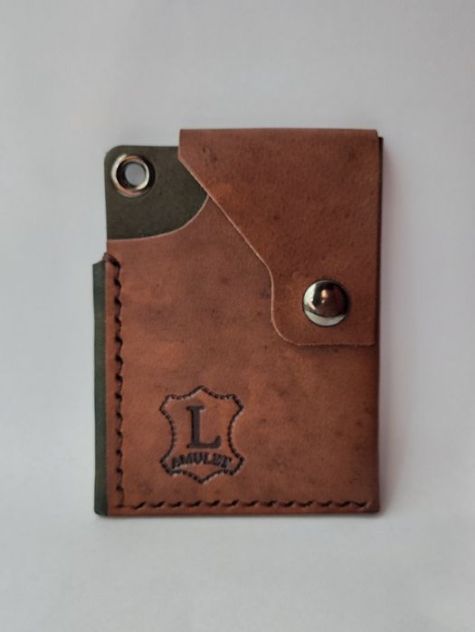 Cardholder skórzany