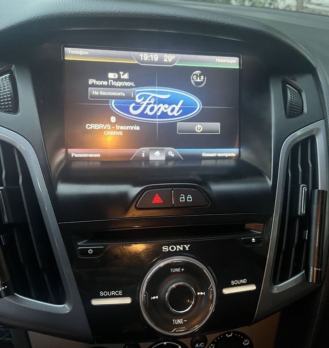 Магнитола Ford focus 3 sony 3