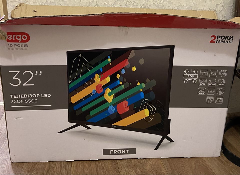 Телевізор LED 32D ergo smart TV