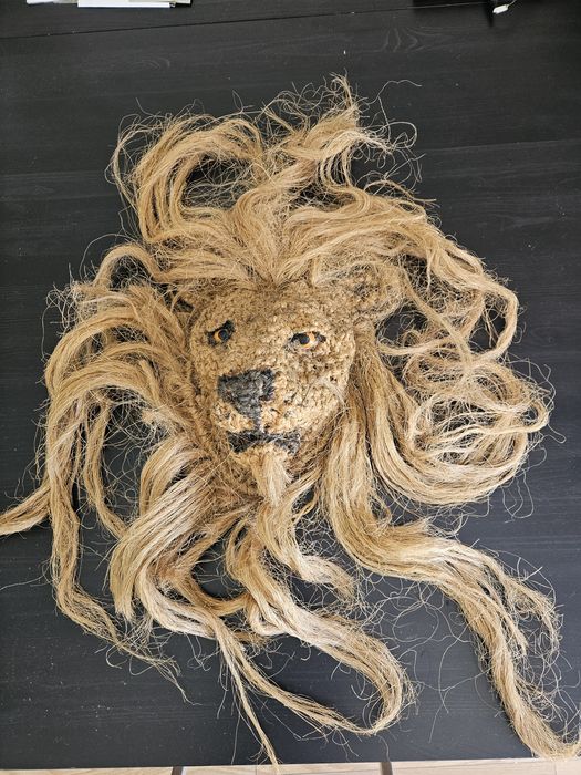 Cabeça de leão artesanal