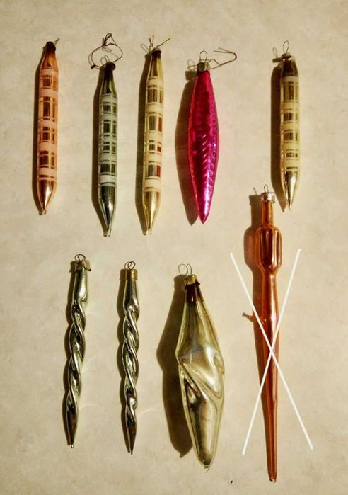 Новогодние елочные игрушки СССР