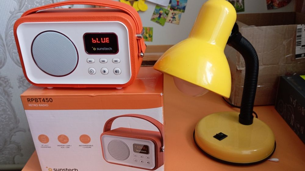 Bluetooth-радіо Sunstech RPBT450BK - НОВЕ