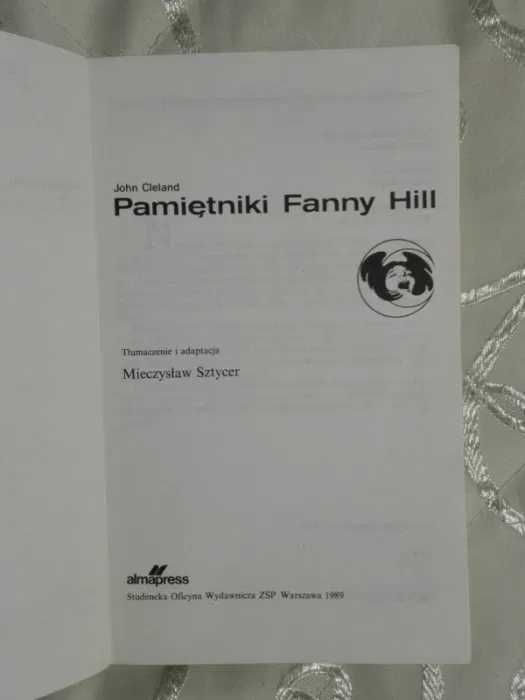 "Pamiętniki Fanny Hill" John Cleland