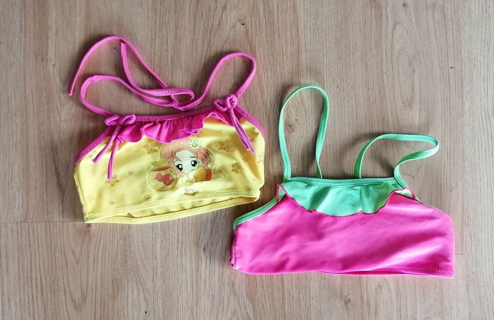 Dwa topy kompielówki góra ok. 6 lat