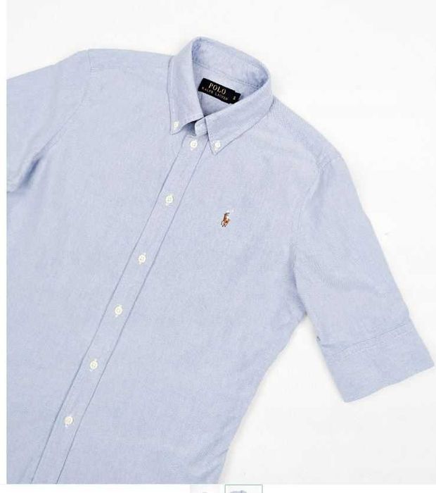 Polo Ralph Lauren niebieska koszula S logo