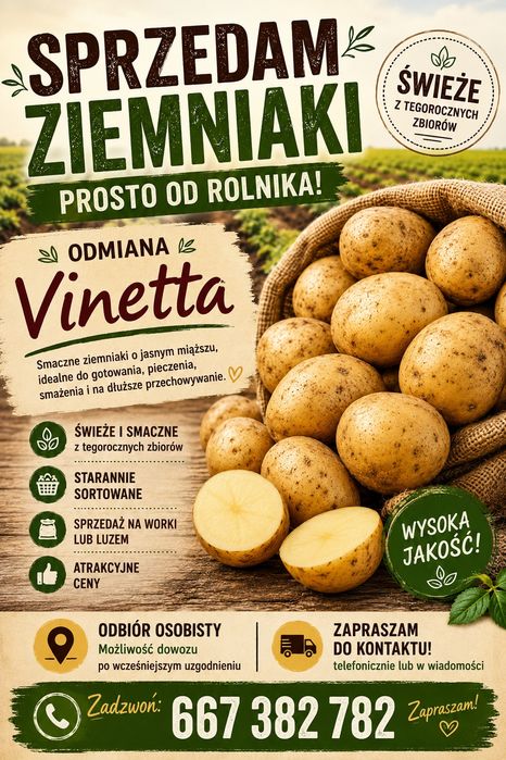 Ziemniaki jadalne.