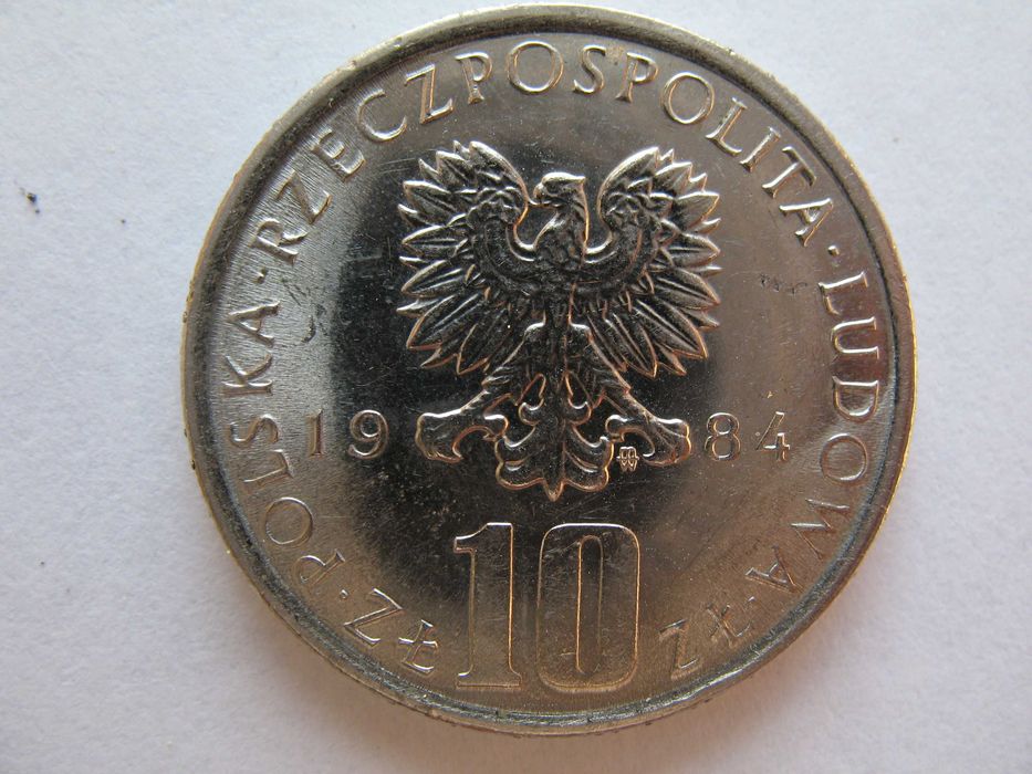 Moneta 10 zł   Bolesław Prus  z 1984 roku.