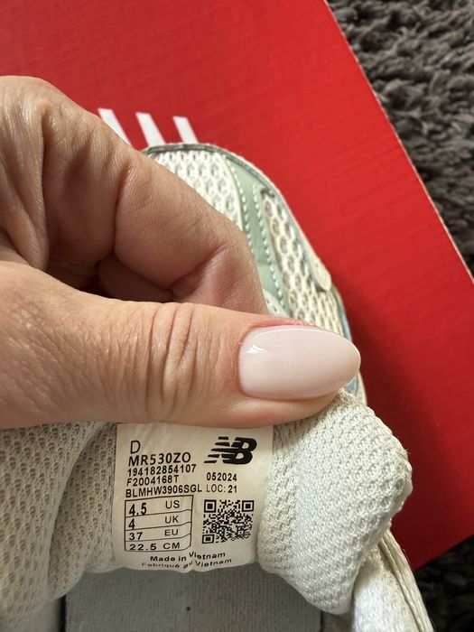 Кросівки Кроссовки New Balance 530 Beige/Mint білі бежеві