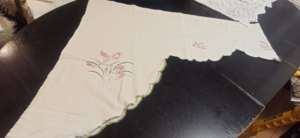 Firana haftowana 87x193cm