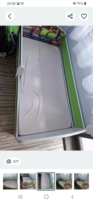 Łóżko dziecięce 120×60