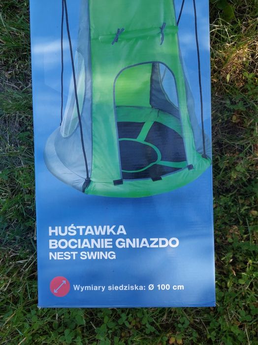 Huśtawka bociane gniazdo bocianie NOWA kokon bujak