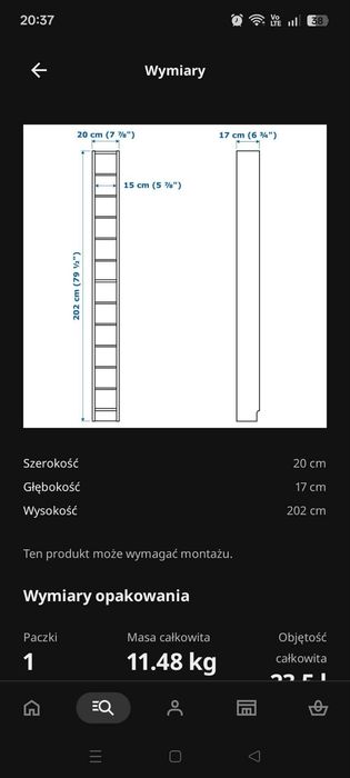Regał na płyty CD