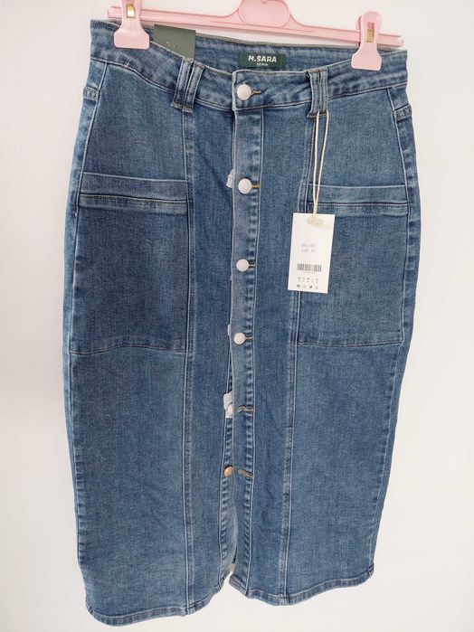 Spódnica M.sara jeans nowa XL