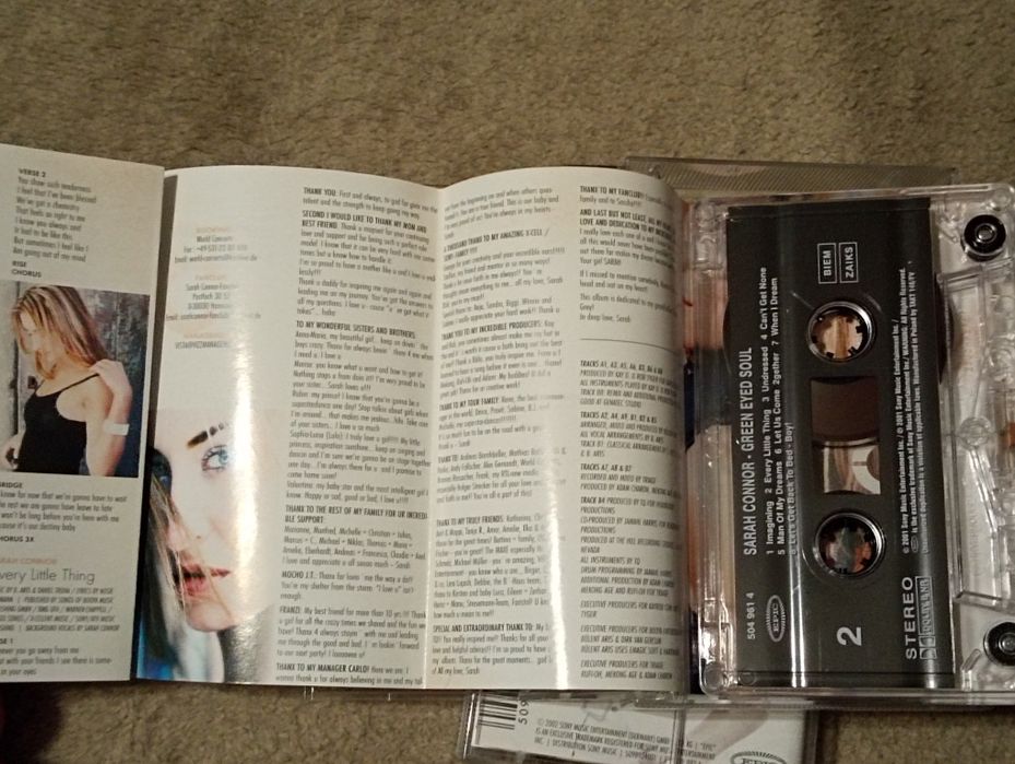 Sarah Connor - Green Eyes Soul + Unbelievable  kasety