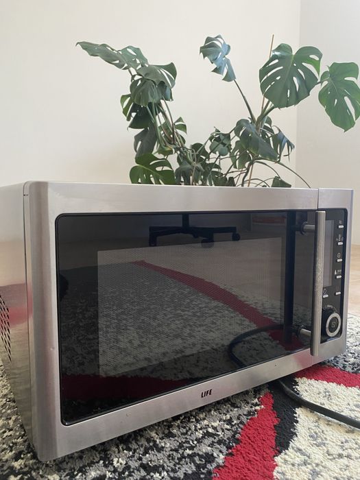 Micro-ondas LIFE Inox com Grill e Forno – 3 em 1