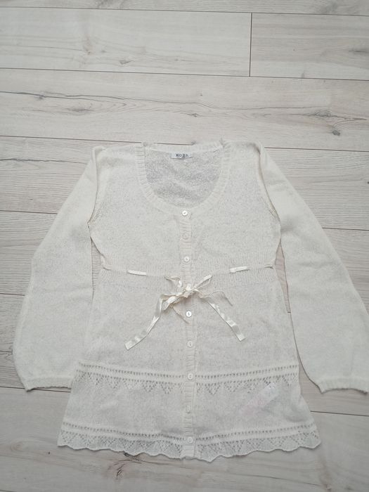 Sweterek ciążowy ecru M/ 38