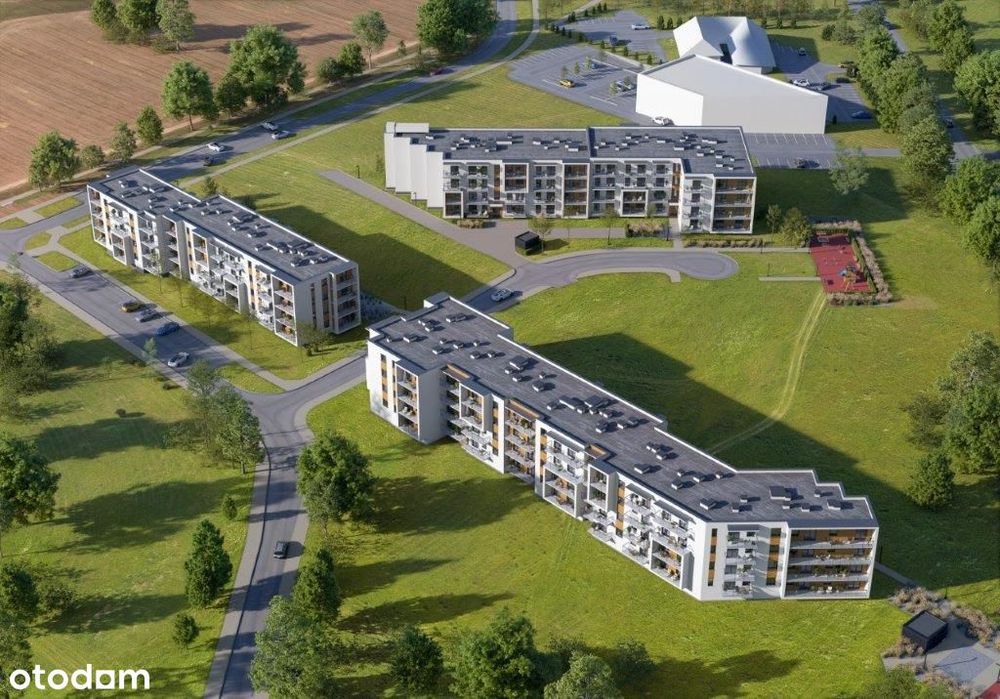 2-pokojowe mieszkanie 37 m² + balkon Bez Prowizji - Więcej