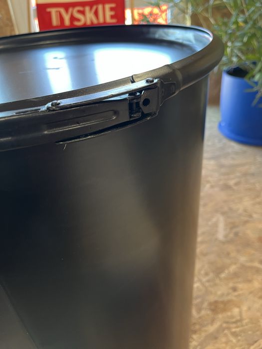 Beczka czarna otwierana